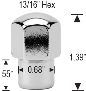 MEDIUM SHANK MAG - DOME TOP