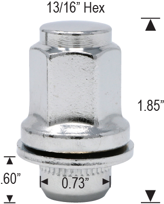 Long Toyota Mag - 12mm 1.5 Thread