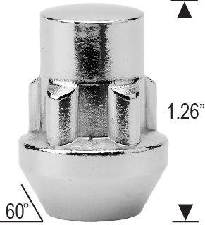 1025S - 12mm 1.25 Thread
