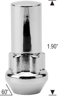 Acorn Locks - 1.90" Tall 