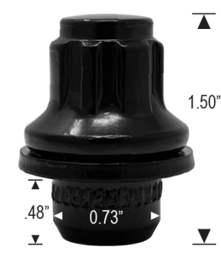 1036TBK - 12mm 1.50 Thread