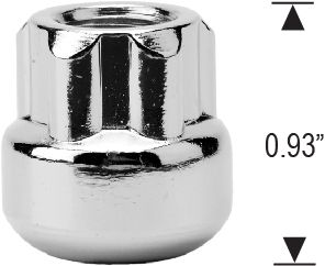 Radius Seat Wheel Lock - Open End