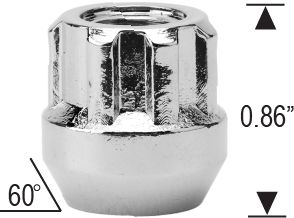 1059S - 9/16" Thread