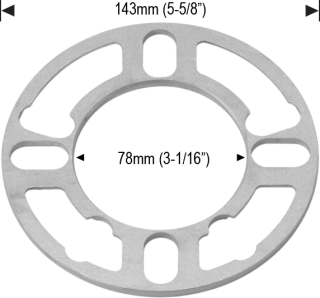 4 Lug, 5 Lug up to 4.75" and 6 x 4.5" Bolt pattern