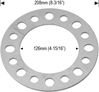 8 X170MM / 8 X 180MM / 8 X 6.5" BOLT PATTERNS