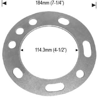 5  x 150mm & 7 x 150mm - 6mm (1/4") Thick