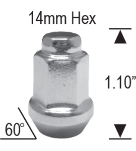 432314 - 10mm 1.25 Thread