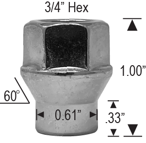 4708OP - 14mm 1.50 Thread