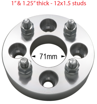 4 x 4.5"  to 4 x 100mm - Billet Adapter
