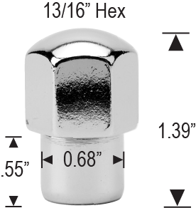 MEDIUM SHANK MAG - DOME TOP