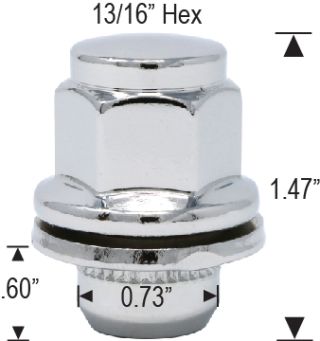 5005T - 12mm 1.25 Thread