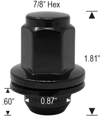 Duplex Mag - 12mm 1.5 Thread - Black