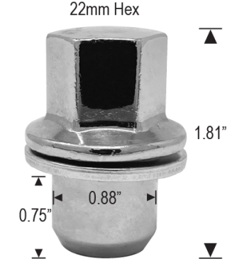 RANGE ROVER - 14mm x 1.5 Thread