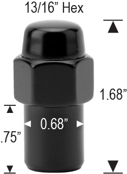 STANDARD MAG - 2 PIECE TOP - BLACK