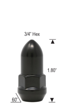 BULLET ACORN - BLACK