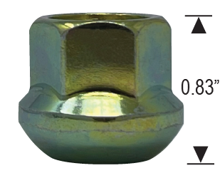 Porsche OE Style - 14mm 1.5 Thread - Open End Radius Seat