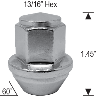 FORD OEM MUSTANG - 1/2"-20