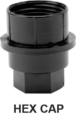 HEX CAPS FOR DUAL THREAD ACORN