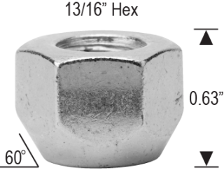 OPEN END - 13/16" HEX