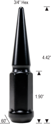 5809SPIKEBK - 9/16" Thread