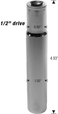 Spike Lug Nut Socket