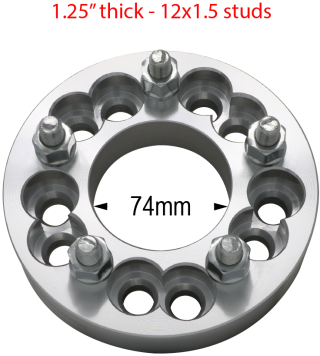 5 x 4.5" & 5 x 4.75" to 5 x 110mm - Billet Adapter