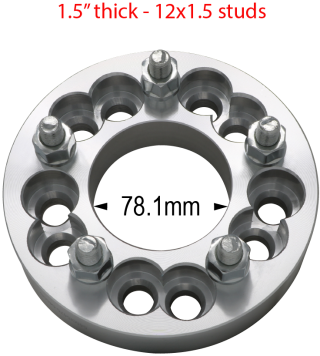 5 x 4.75" and 5 x 5" to 5 x 5" - 1.5" thick - 78.1 Hub