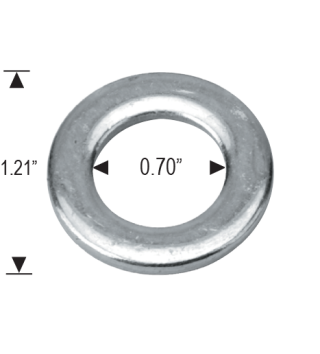 Short Shank Mag Washer