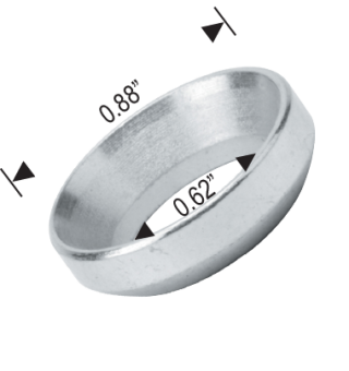 60 Degrees to Ball Seat