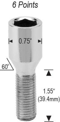 6246155 - 1.55" Thread Length