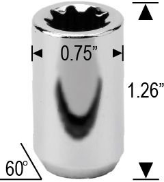 6506 - 12mm 1.50 Thread