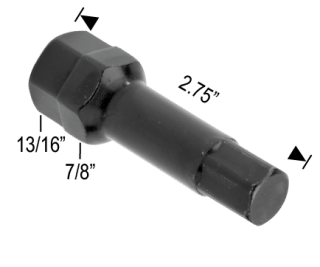 6 POINT TUNER KEY - TRUCK