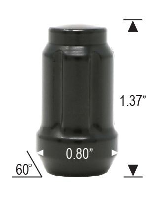 6808BK - 14mm 1.5 Thread - Higher Strength Steel