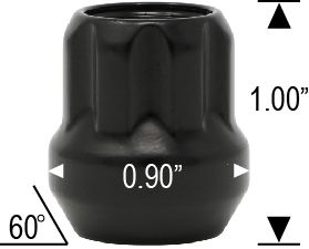 6902OPBK - 14mm 2.0 Thread