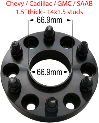6 x 120mm to 6 x 120mm - Hub and Wheel Centric Adapter