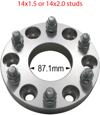 6 x 135mm to 6 x 5.5" - Billet Adapter