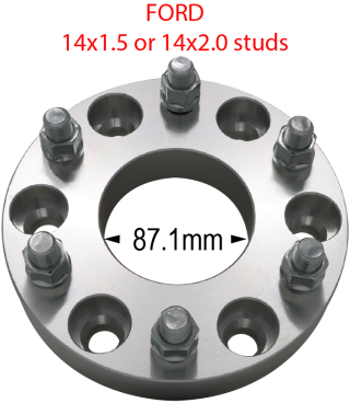 6 x 135mm to 6 x 135mm - Billet Adapter 
