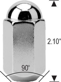 7608 - 14mm 1.50 Thread