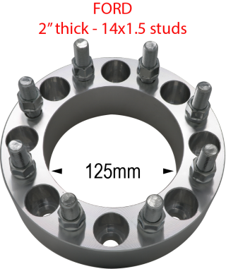 8 x 170mm  to 8 x 200mm - Billet Adapter 