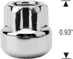 Radius Seat Wheel Lock - Open End