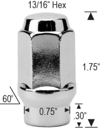 4708L - 14mm 1.50 Thread