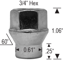 4707OP - 12mm 1.75 Thread