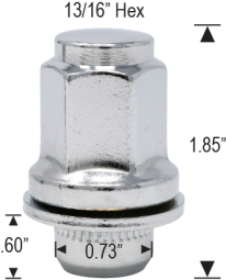 Long Toyota Mag - 12mm 1.5 Thread