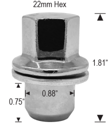 RANGE ROVER - 14mm x 1.5 Thread