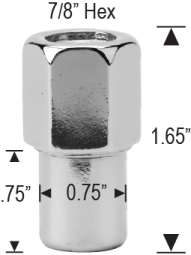 STANDARD MAG  - OPEN END - 14mm 1.5 Thread ONLY