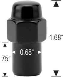 5205BK - 12mm 1.25 Thread