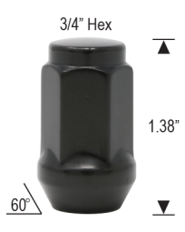 5306FSPBK - 12mm 1.50 Thread