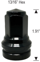 FORD OEM FLAT WASHER 14MM 1.5 - BLACK