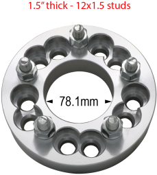 5 x 4.75" and 5 x 5" to 5 x 5" - 1.5" thick - 78.1 Hub