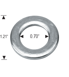 Short Shank Mag Washer